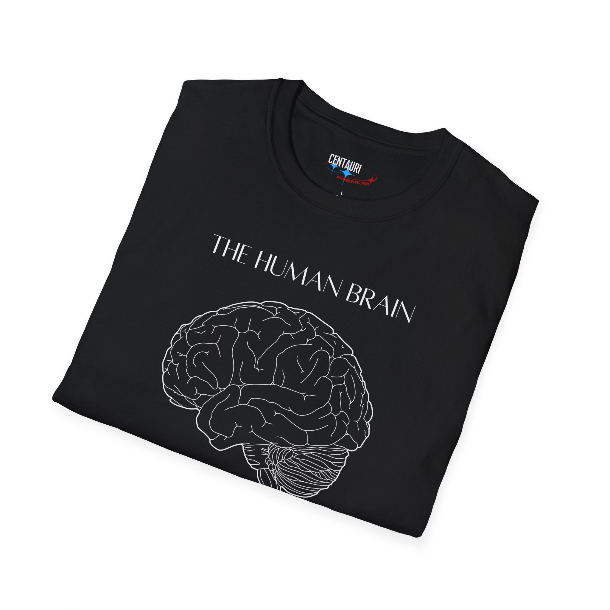 The Human Brain illustration T-Shirt | anatomy, science quote