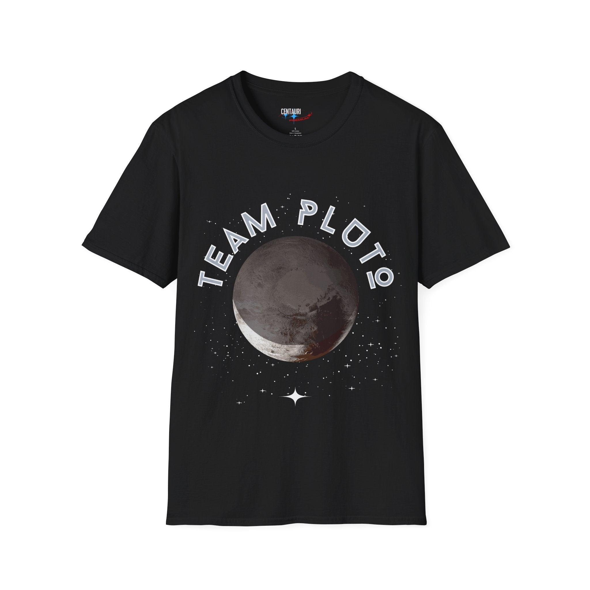 Team Pluto T-Shirt | Pluto Dwarf Planet Illustration