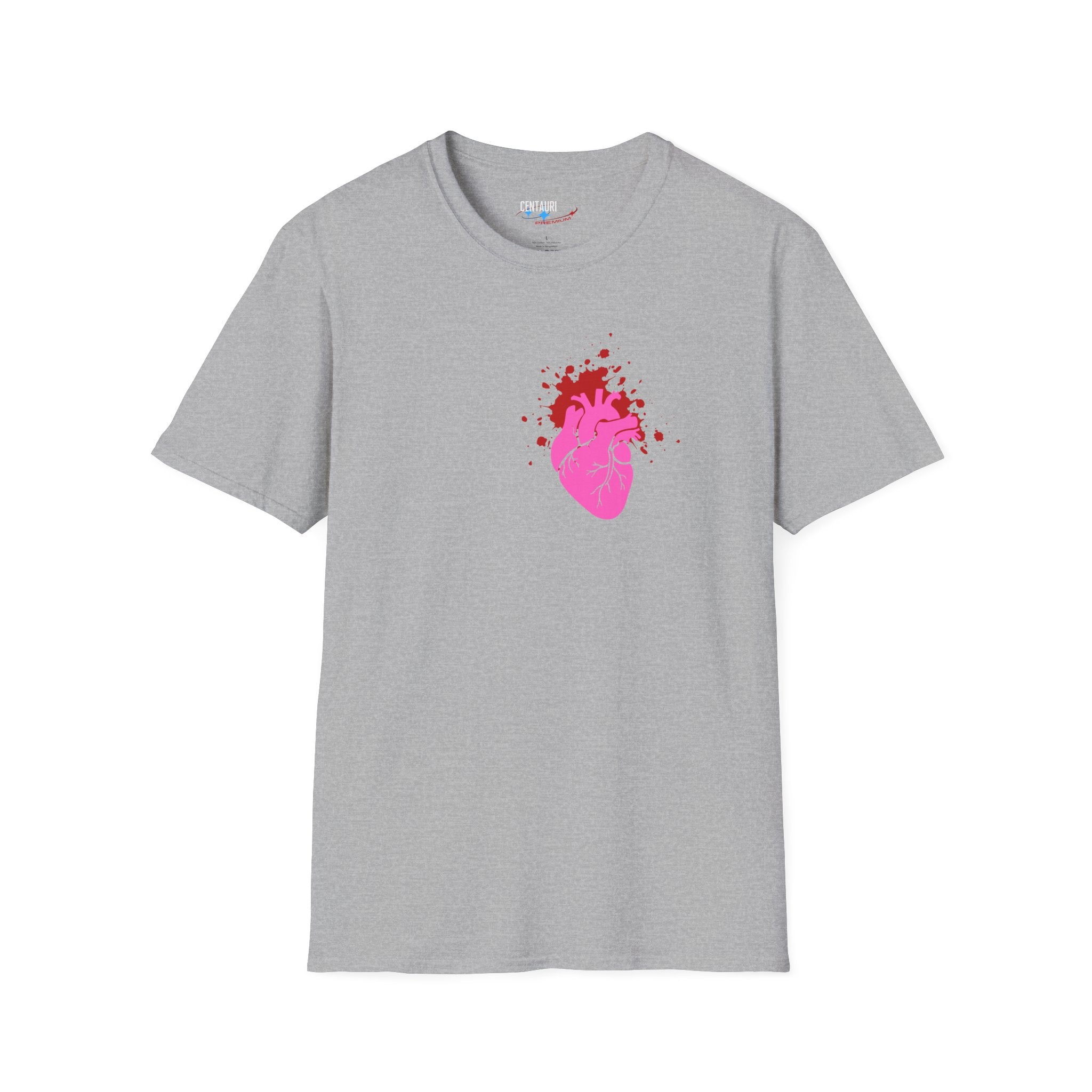 Bloody Heart Shirt | Medical Heart Illustration T-Shirt