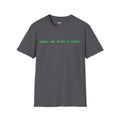 Shall We Play a Game? Green CRT Text T-Shirt | WarGames Retro AI Tee