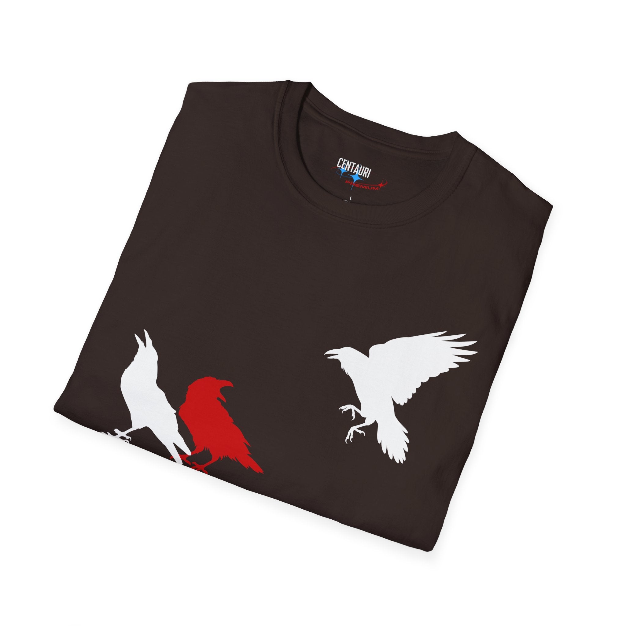 Attempted Murder Crow Design T-Shirt | Crow Silhouette Tee