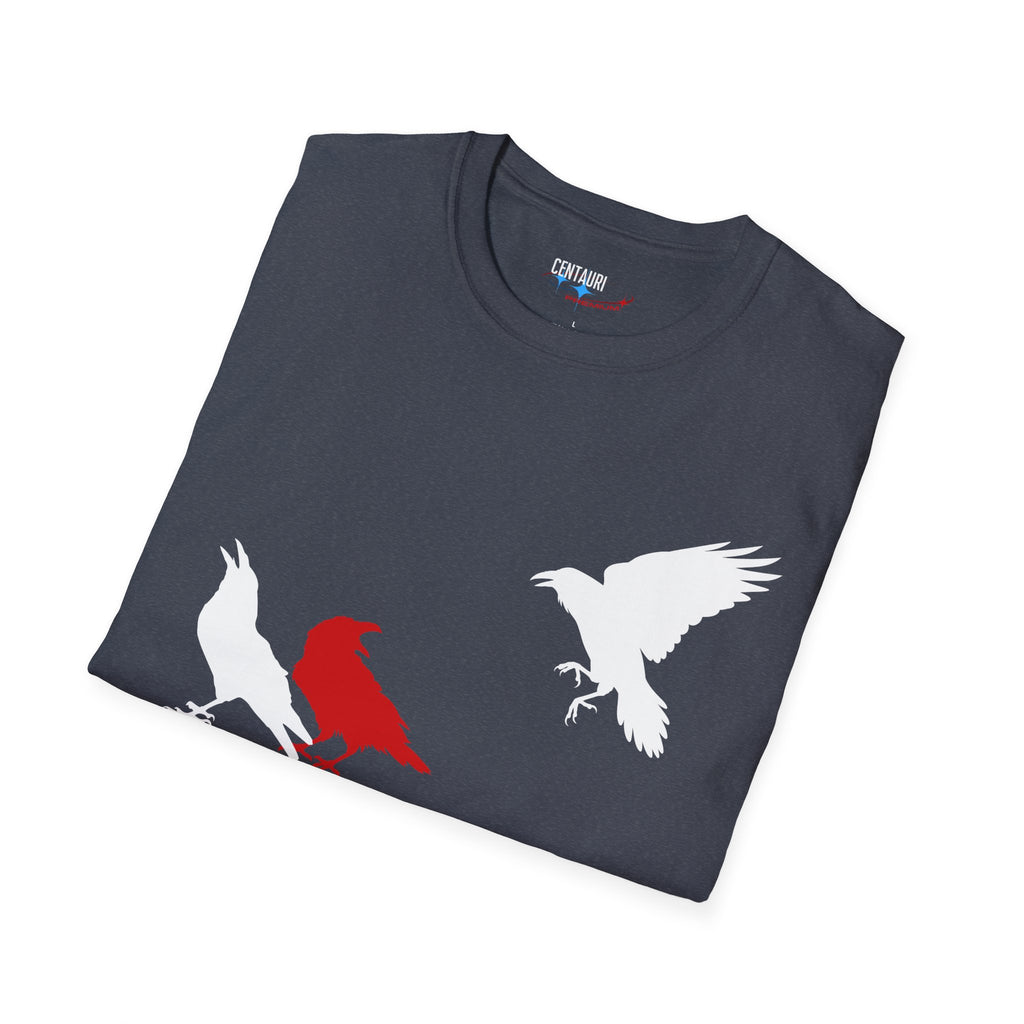 Attempted Murder Crow Design T-Shirt | Crow Silhouette Tee