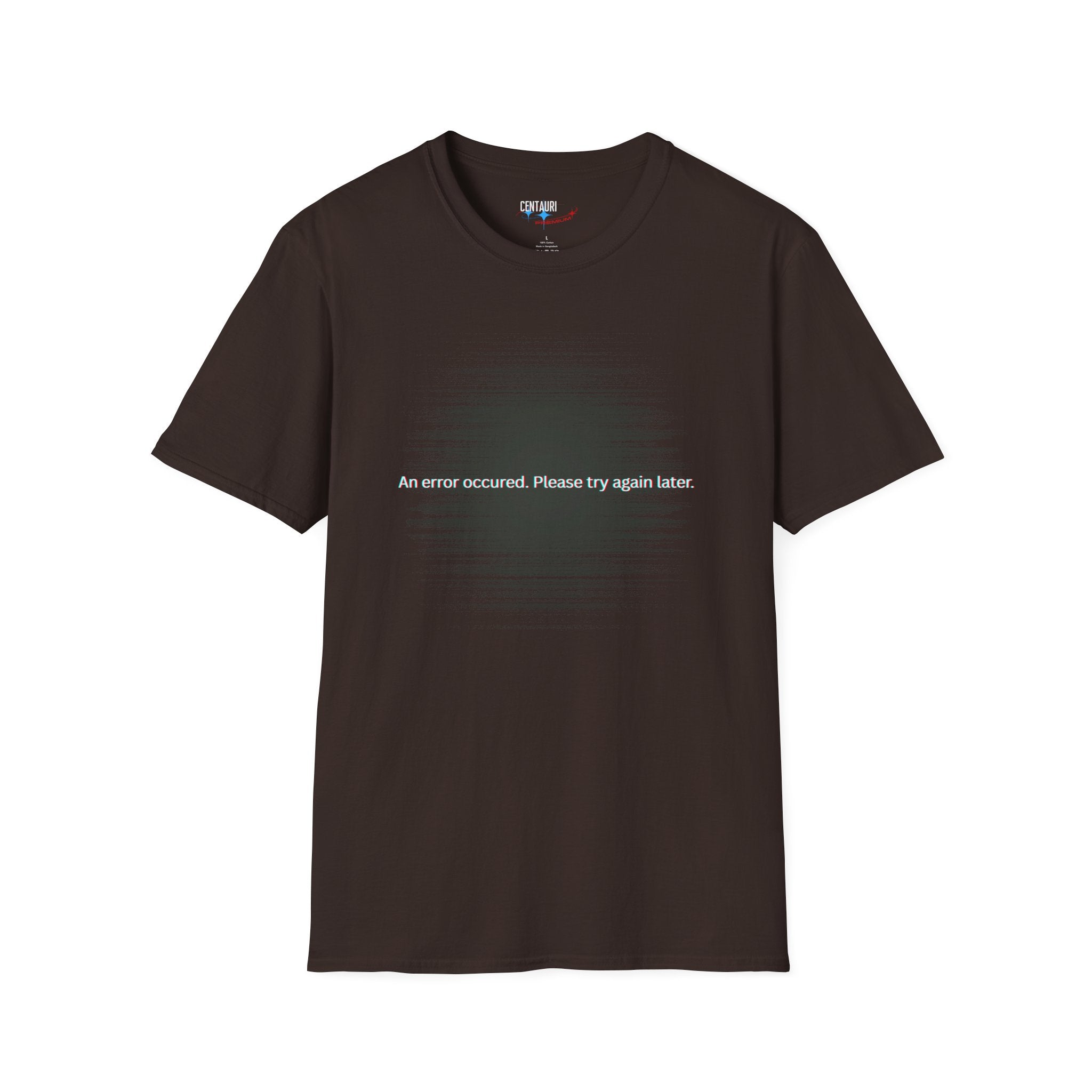 An Error Occurred T-Shirt | Glitch Tech Tee, Computer Message