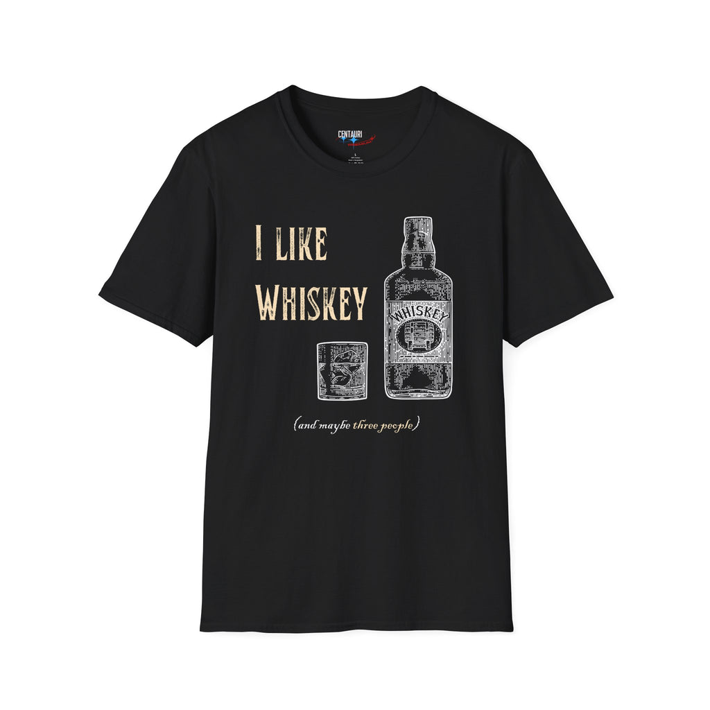 I Like Whiskey shirt | T-Shirt, Whiskey Bottle Graphic