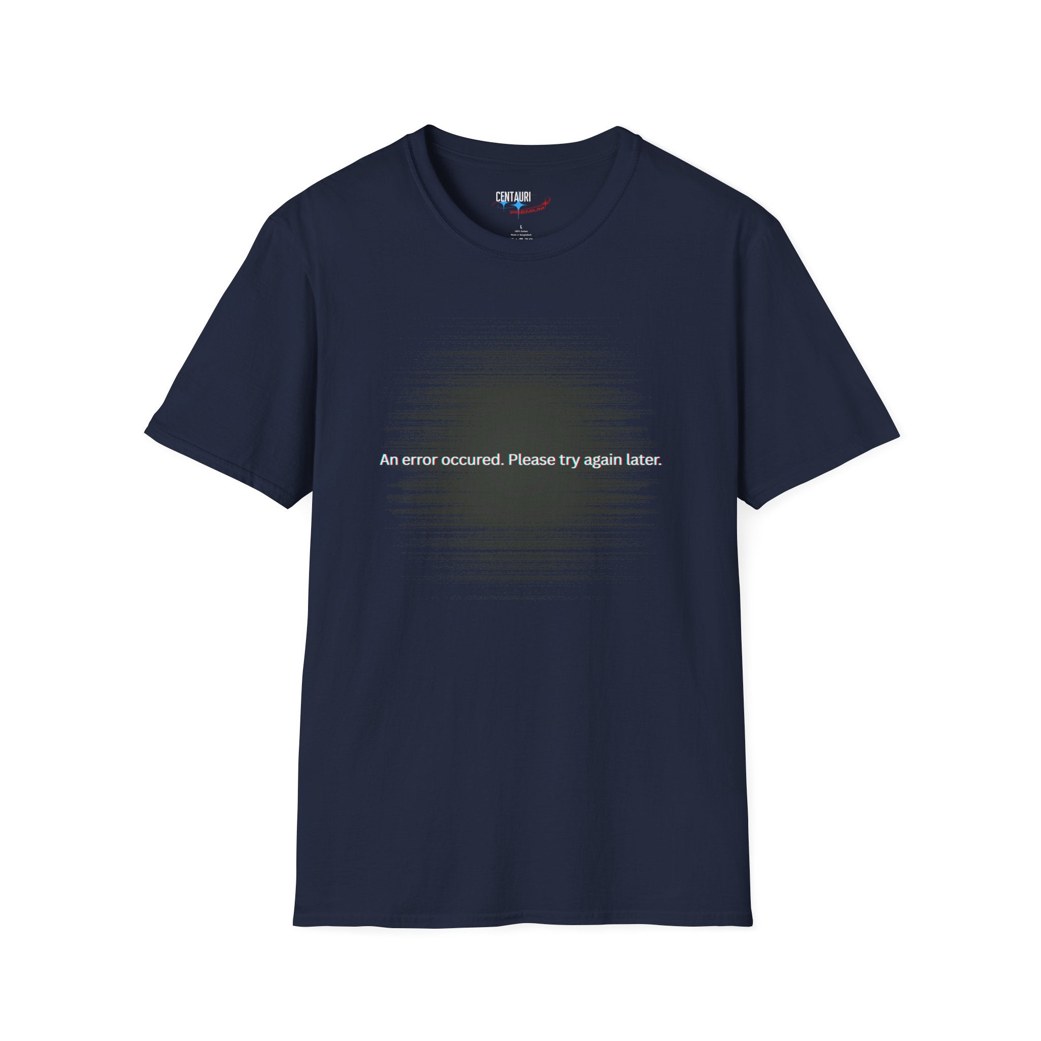 An Error Occurred T-Shirt | Glitch Tech Tee, Computer Message