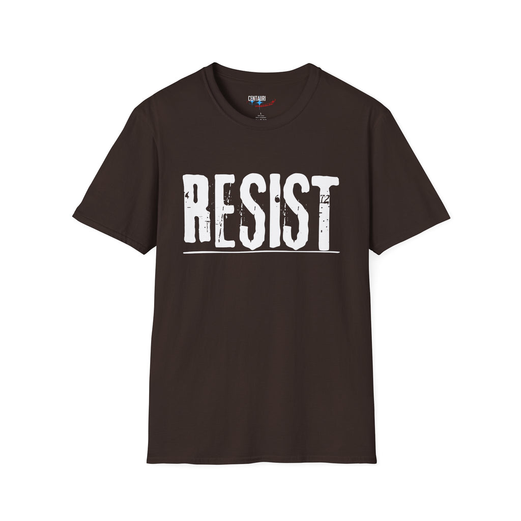 RESIST distressed bold typography T-Shirt | Political Protest Shirt