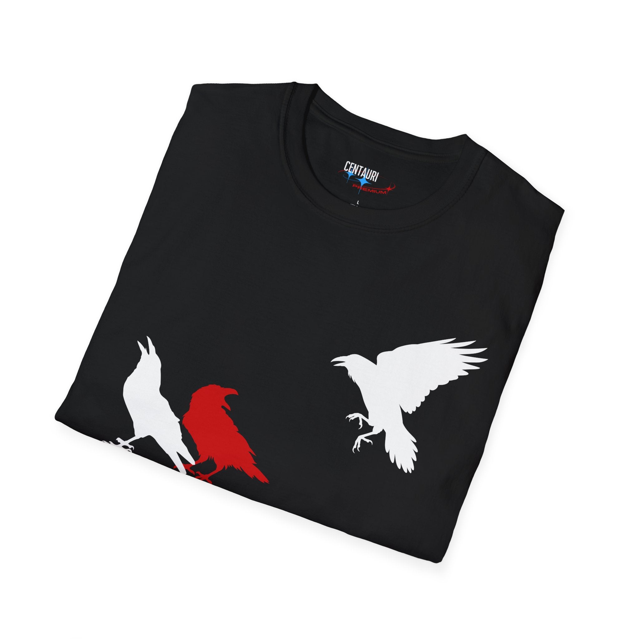 Attempted Murder Crow Design T-Shirt | Crow Silhouette Tee