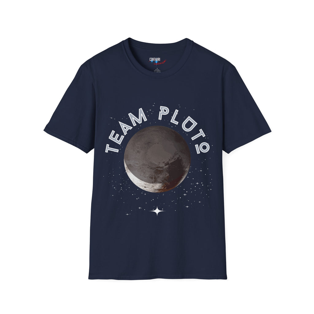 Team Pluto T-Shirt | Pluto Dwarf Planet Illustration