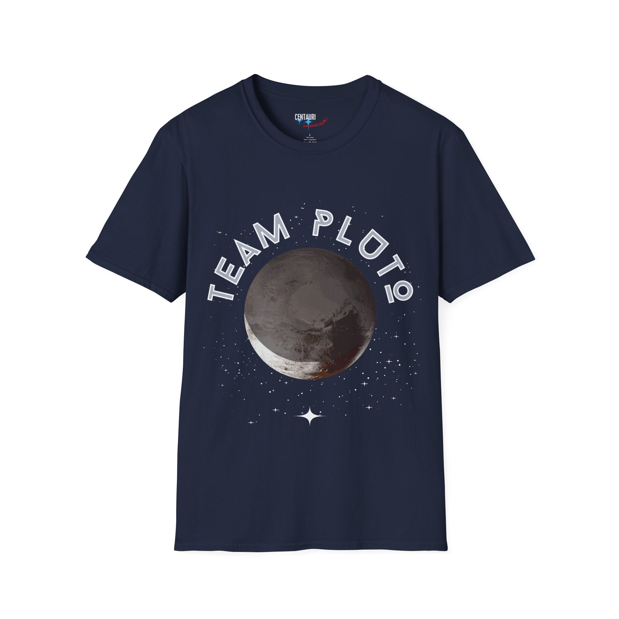 Team Pluto T-Shirt | Pluto Dwarf Planet Illustration