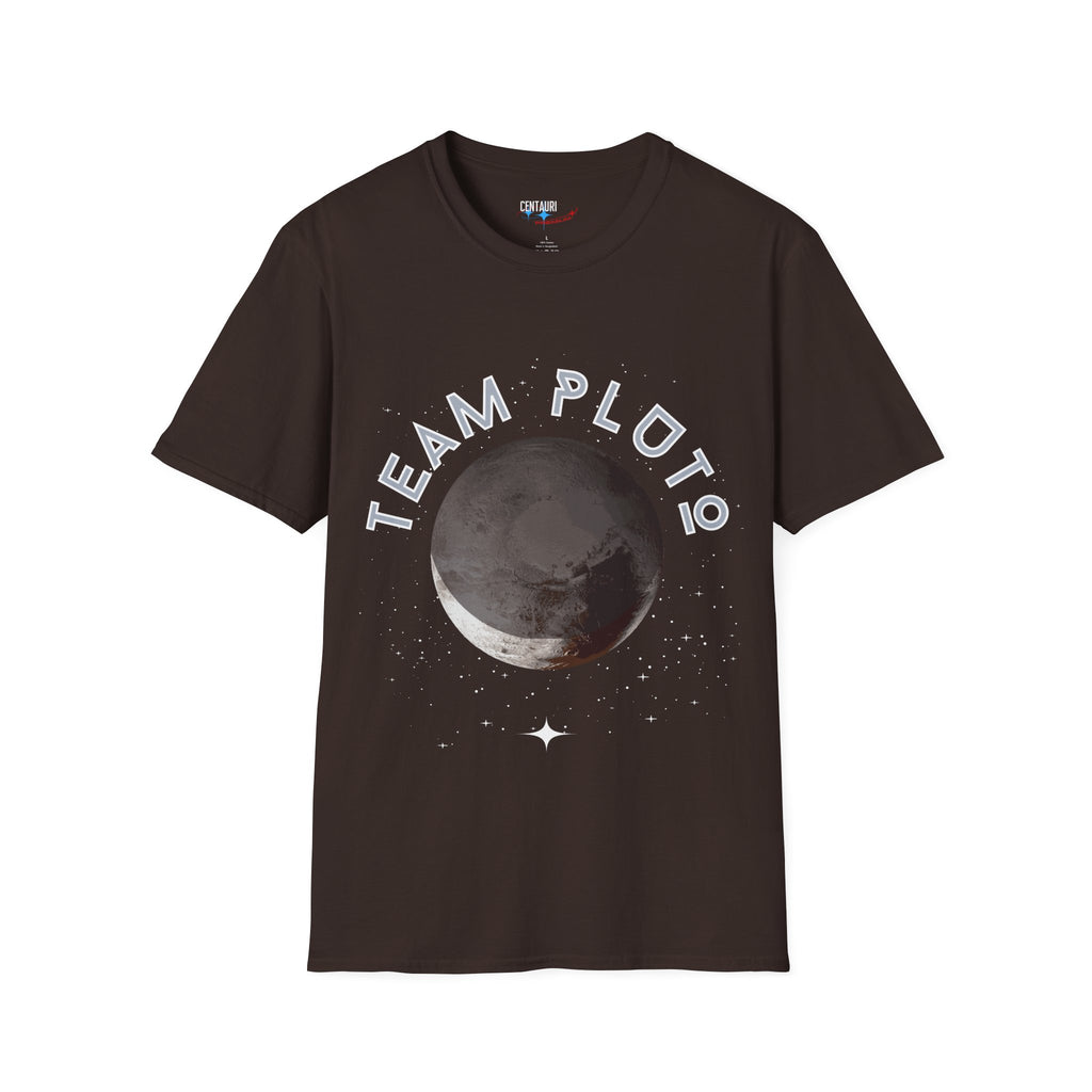 Team Pluto T-Shirt | Pluto Dwarf Planet Illustration