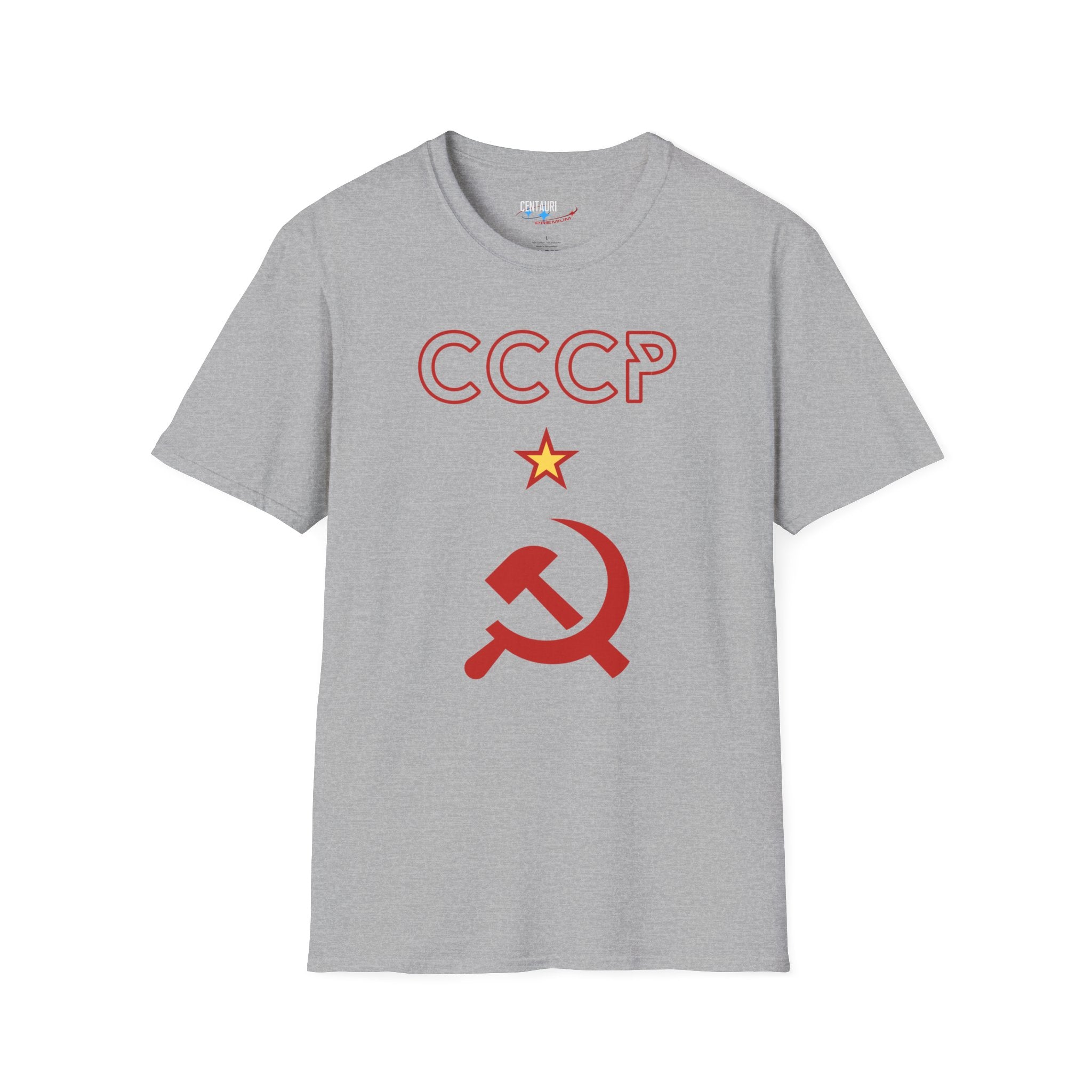 CCCP Hammer & Sickle T-Shirt | Soviet Star Logo Tee