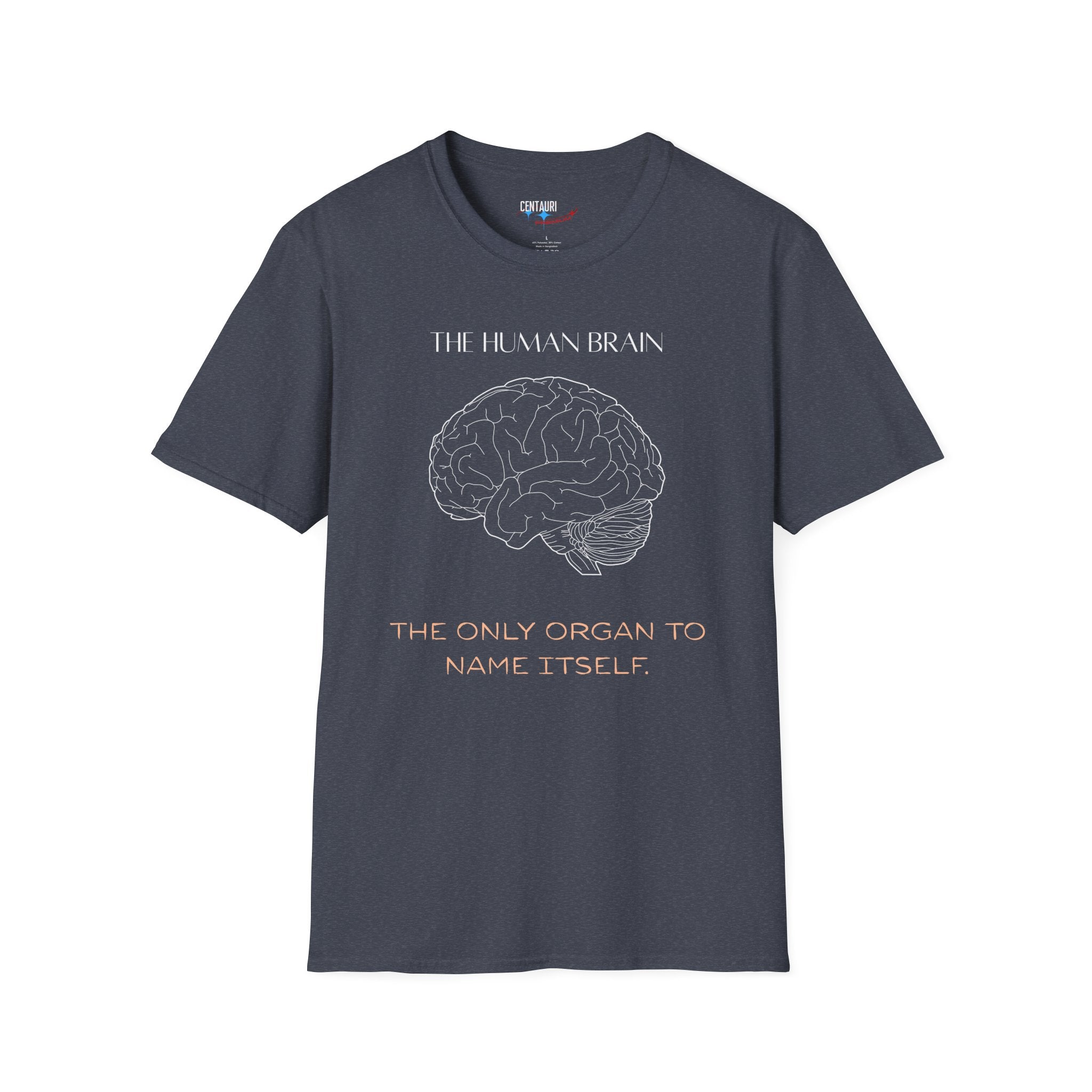 The Human Brain illustration T-Shirt | anatomy, science quote