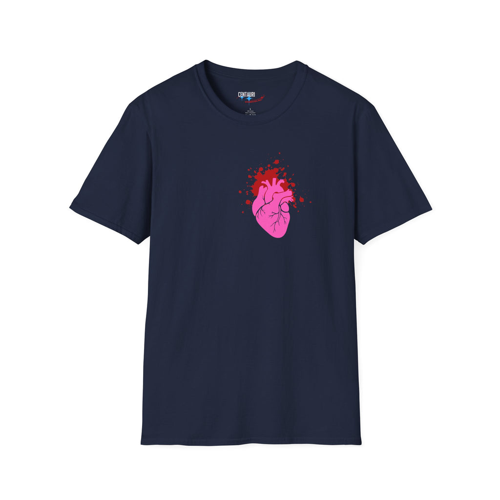 Bloody Heart Shirt | Medical Heart Illustration T-Shirt