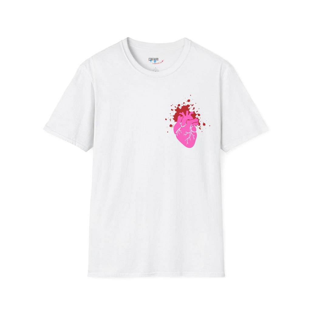 Bloody Heart Shirt | Medical Heart Illustration T-Shirt