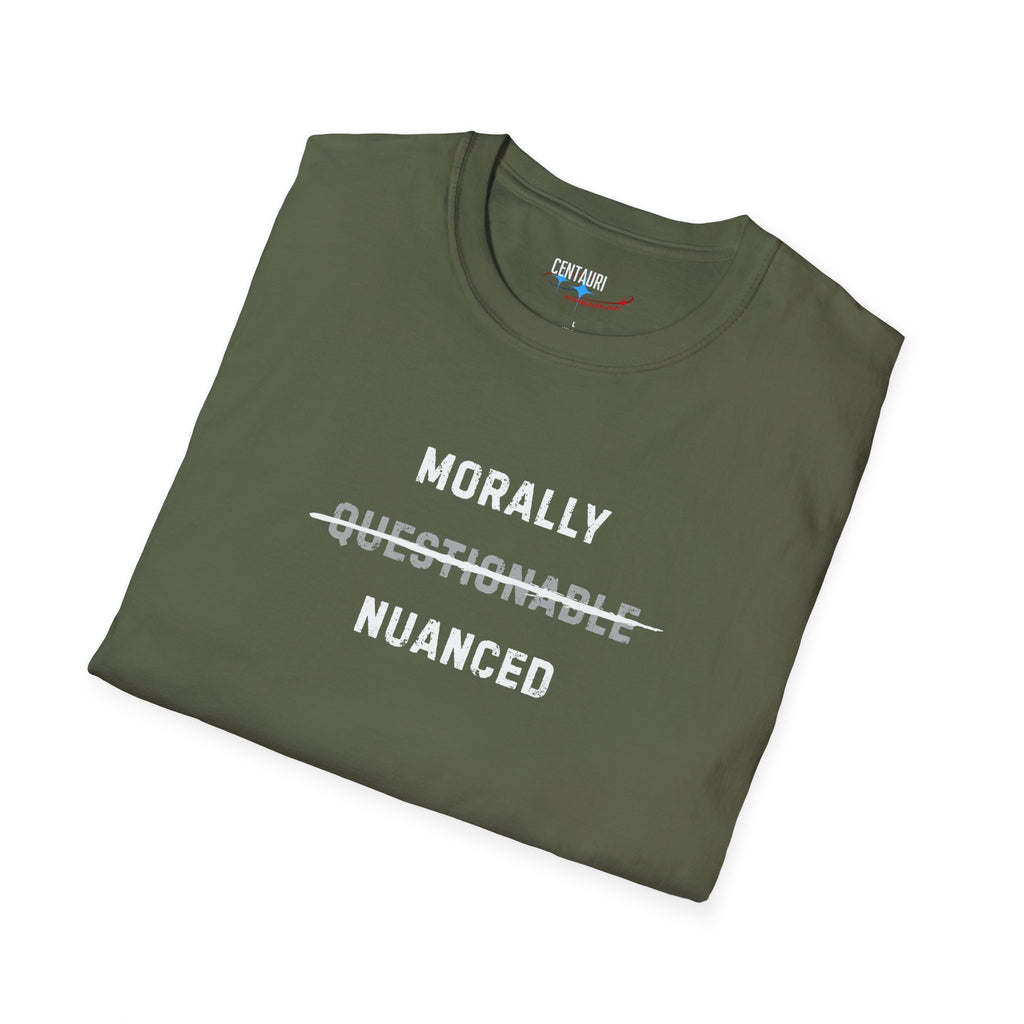 Morally ~Questionable~ Nuanced T-Shirt | Black Tee