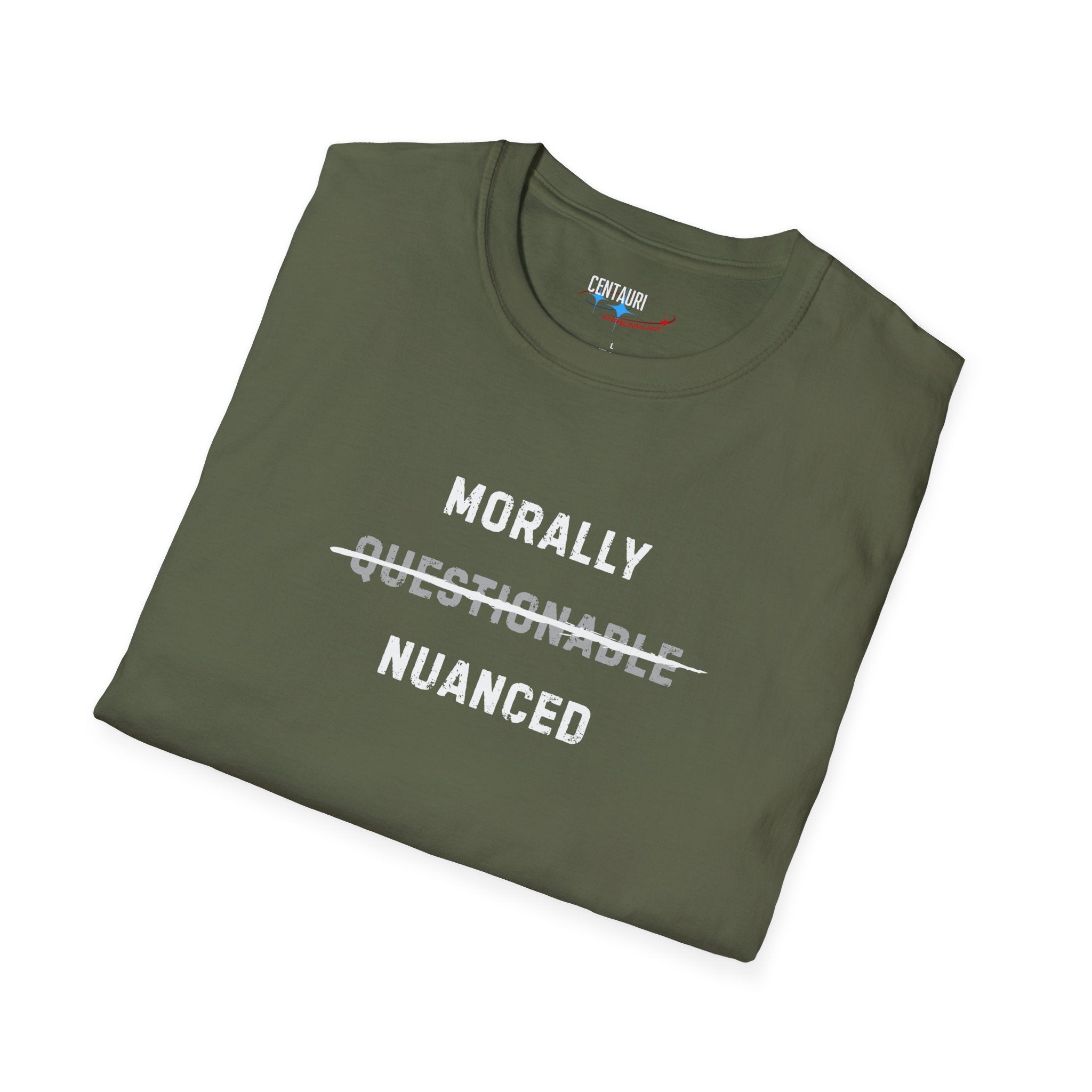 Morally ~Questionable~ Nuanced T-Shirt | Black Tee