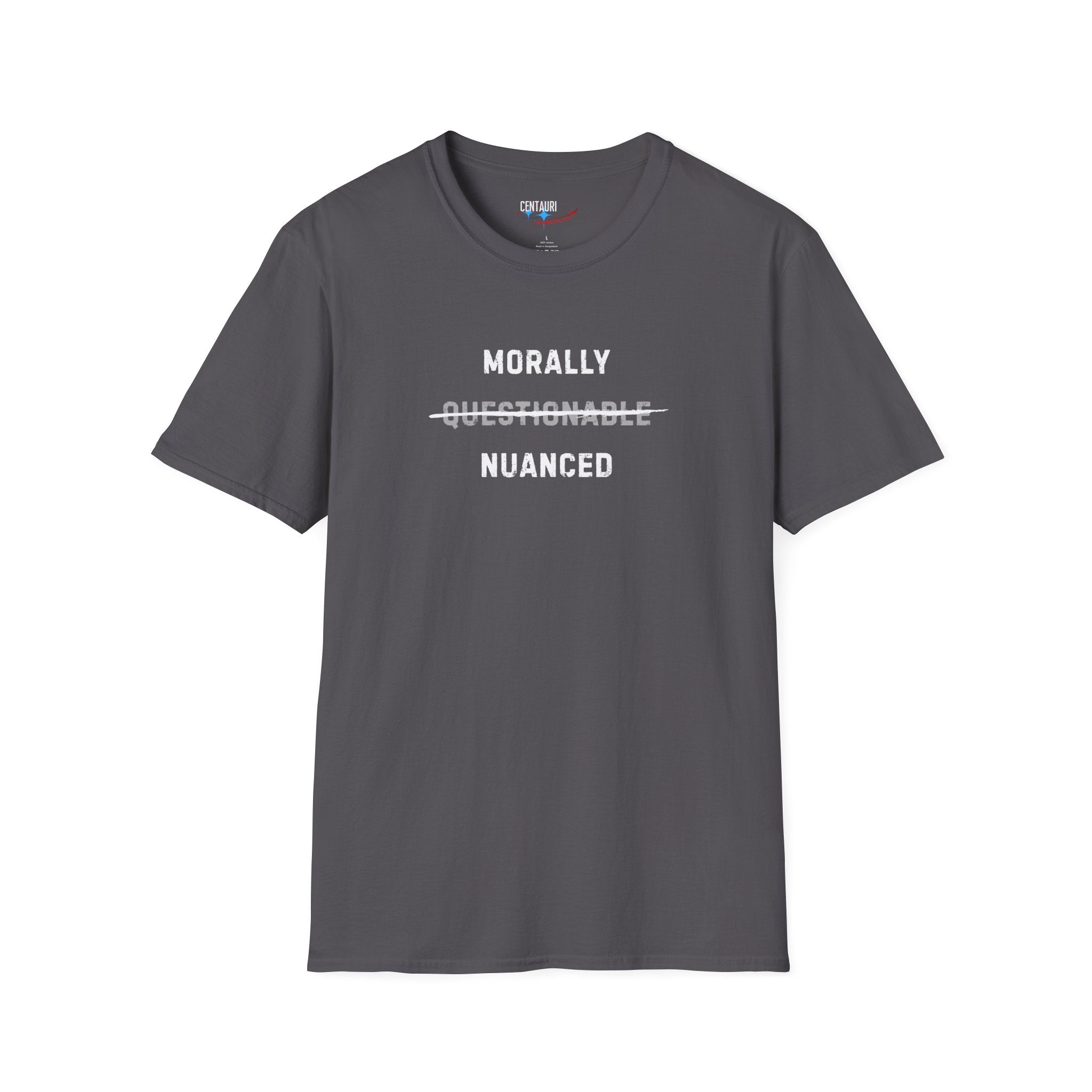 Morally ~Questionable~ Nuanced T-Shirt | Black Tee