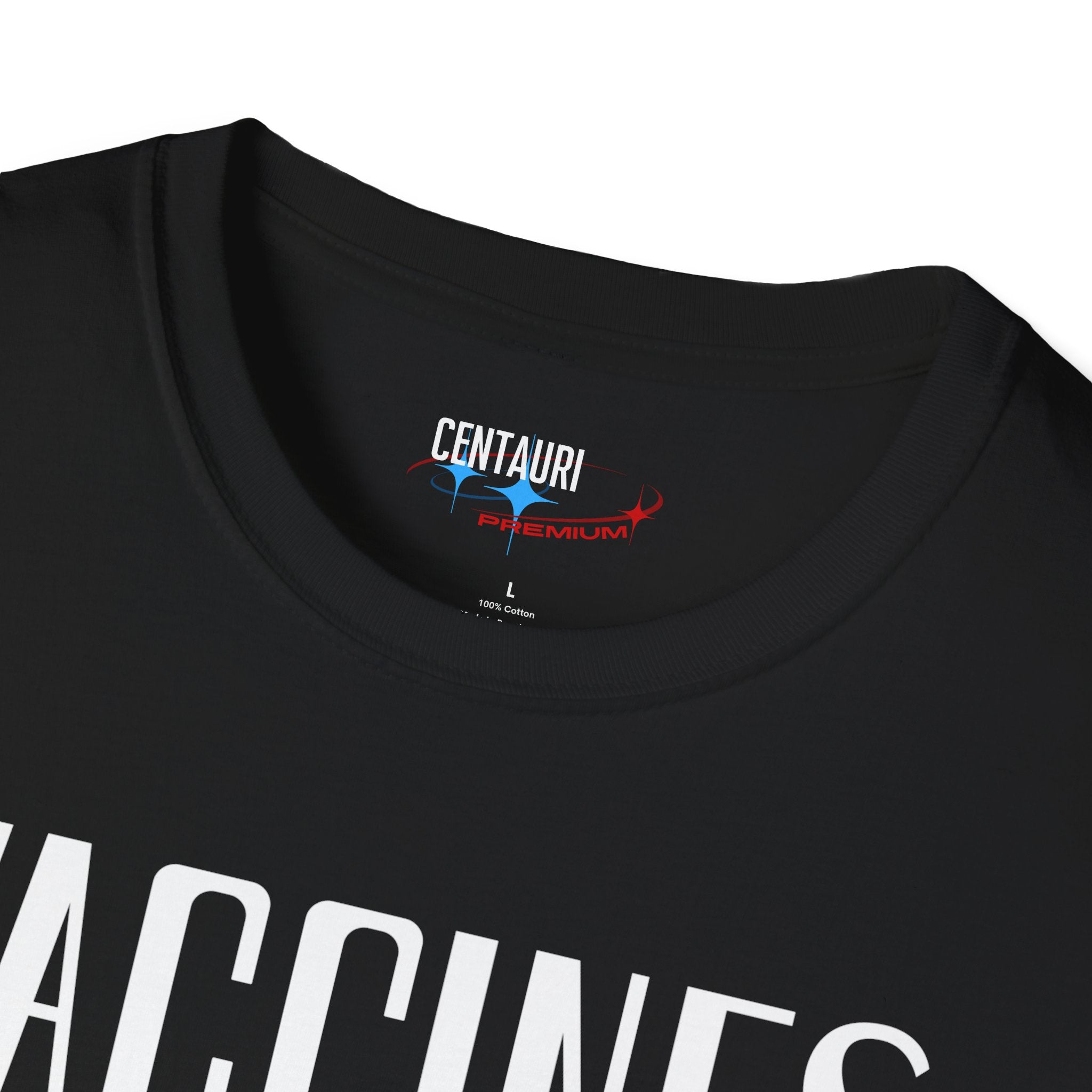 Vaccines Cause Adults T-Shirt | Retro Syringe Political Slogan