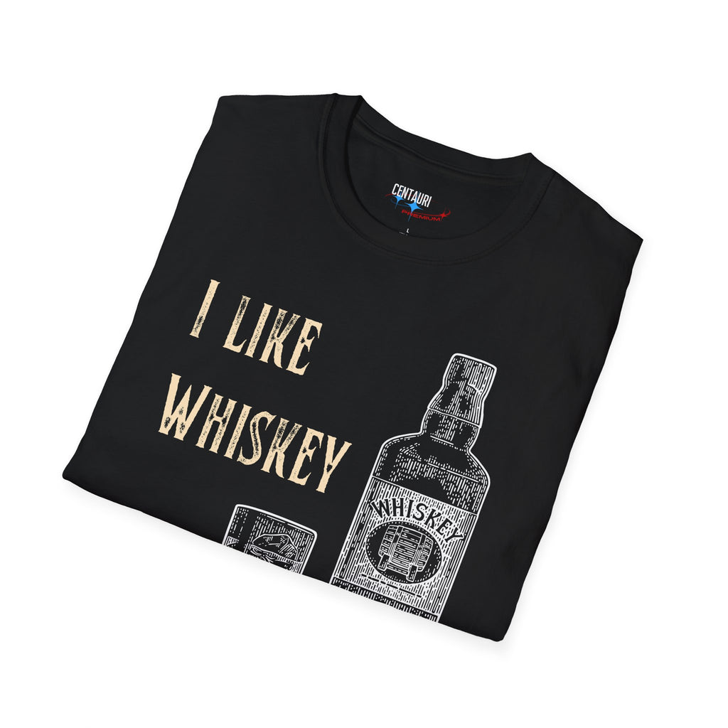 I Like Whiskey shirt | T-Shirt, Whiskey Bottle Graphic