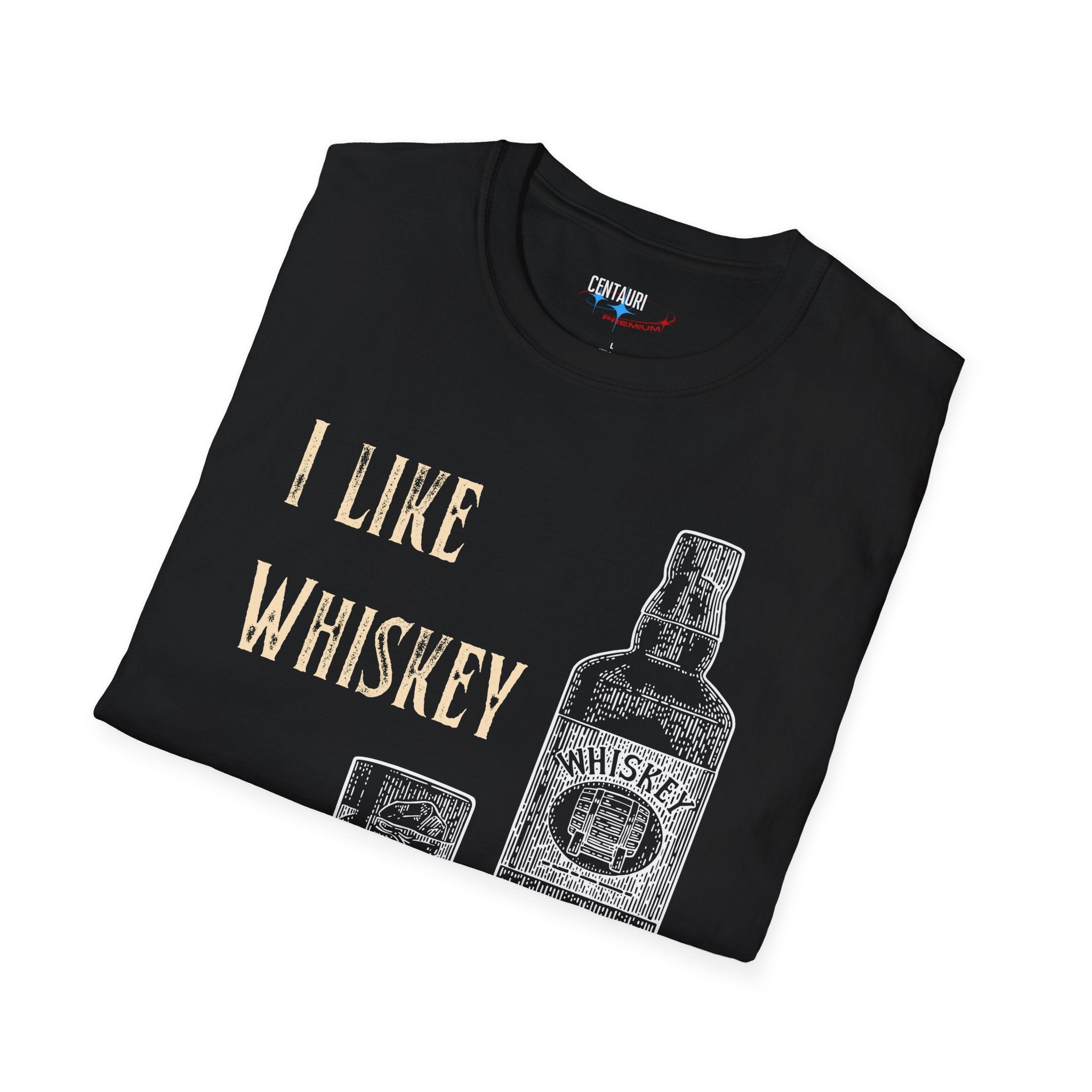 I Like Whiskey shirt | T-Shirt, Whiskey Bottle Graphic