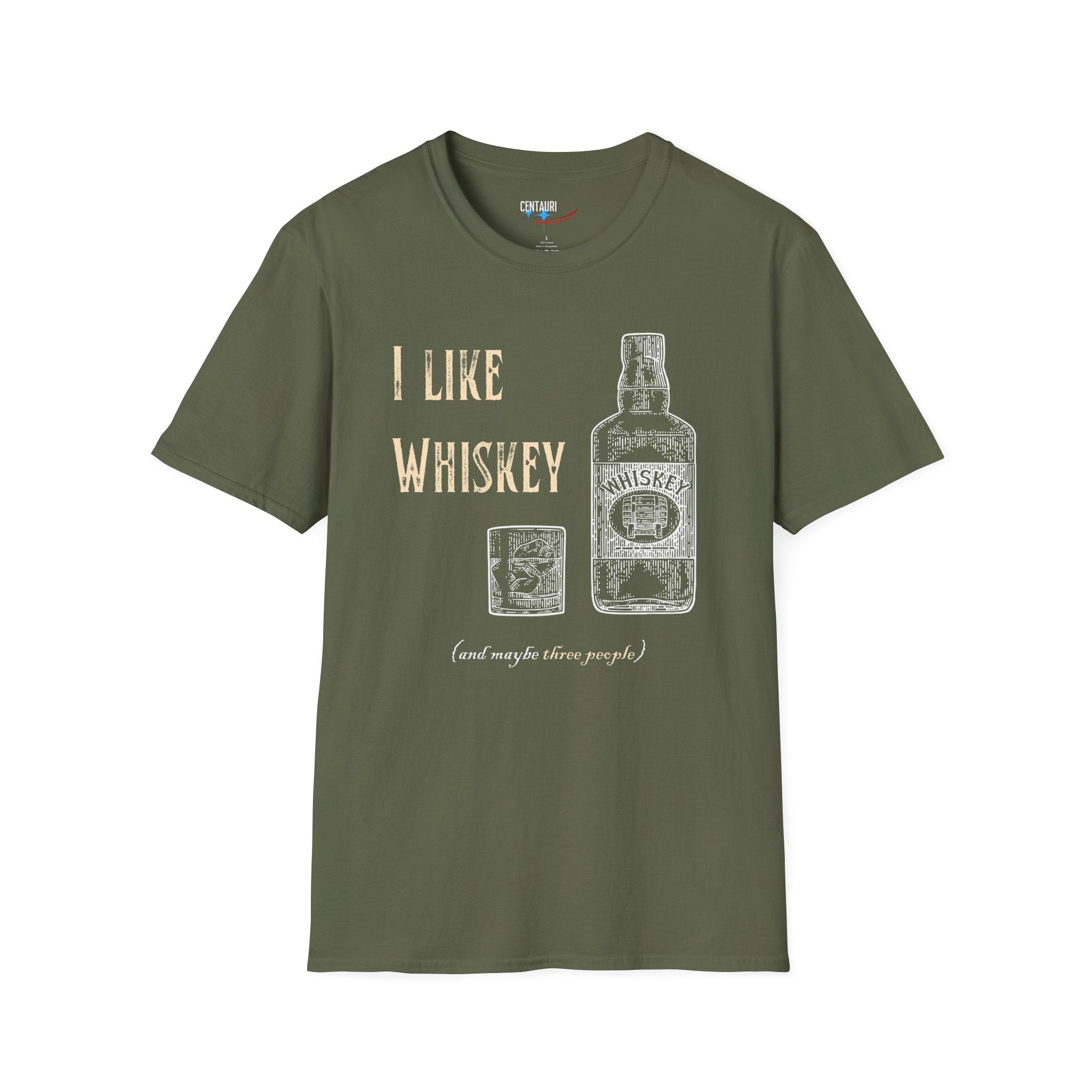I Like Whiskey shirt | T-Shirt, Whiskey Bottle Graphic