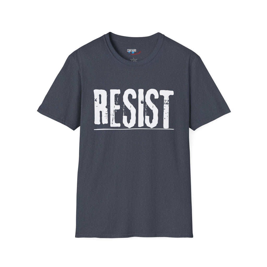 RESIST distressed bold typography T-Shirt | Political Protest Shirt