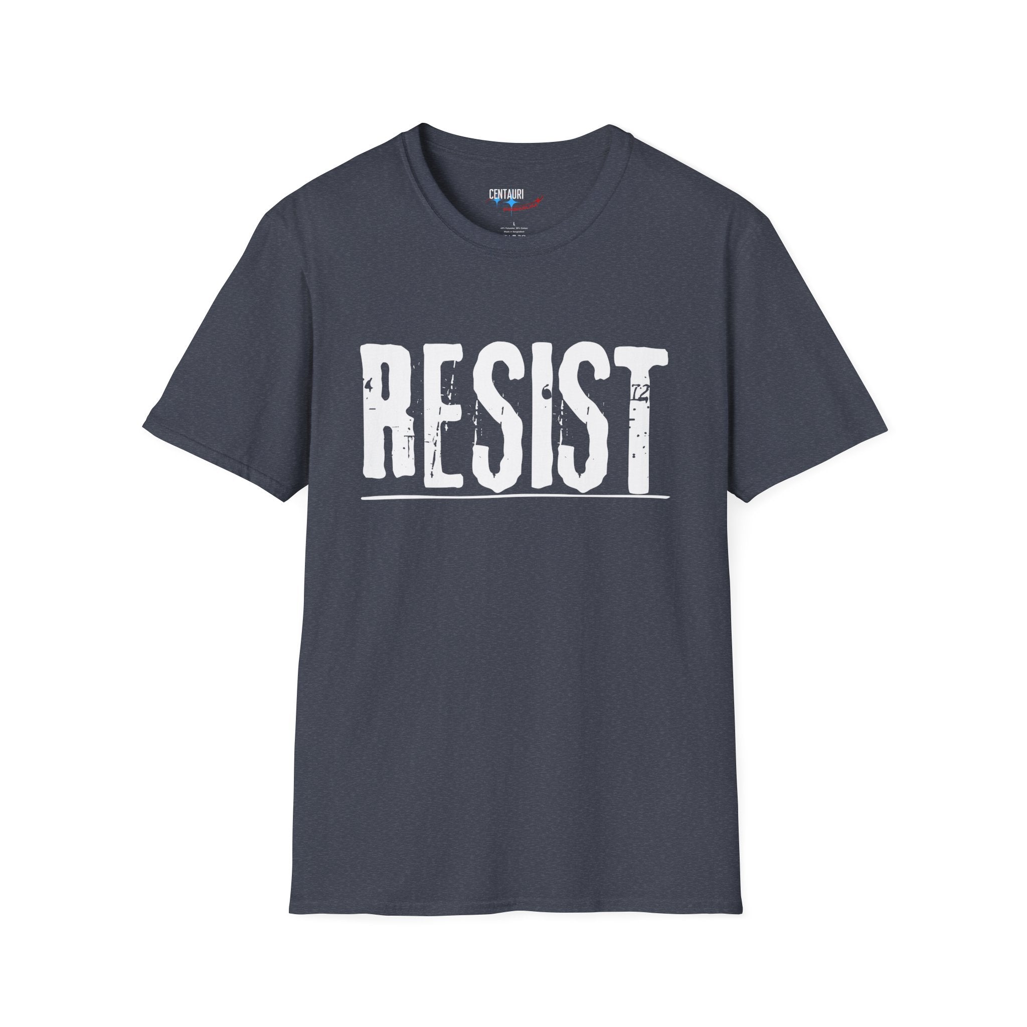 RESIST distressed bold typography T-Shirt | Political Protest Shirt