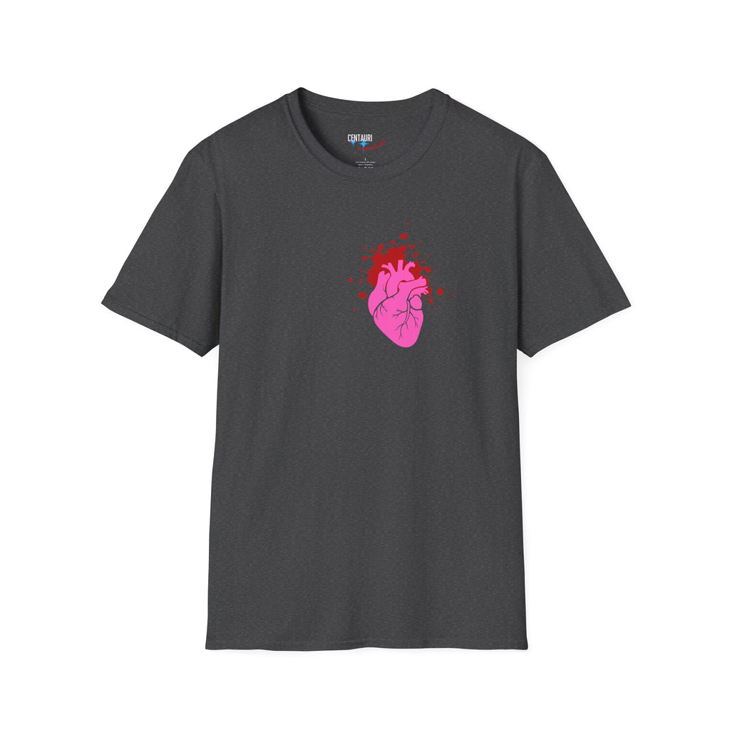 Bloody Heart Shirt | Medical Heart Illustration T-Shirt